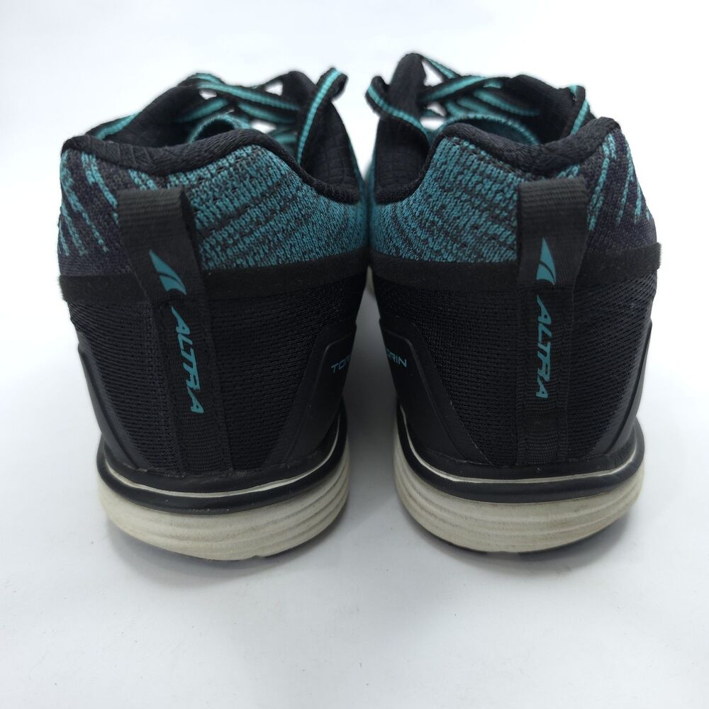 Altra Womens Torin Knit 3.5 Running Shoes Womens Size 9.5 Black Blue Zero Drop - Picture 4 of 7